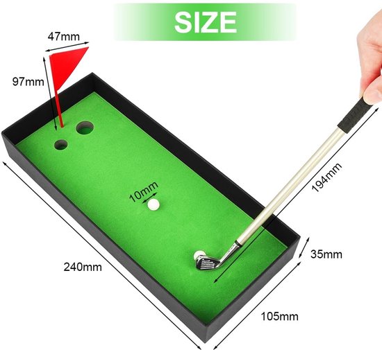 Store_8 - Golf pen-set - Golfstiften - Grappig fidget-speelgoed - Mini-desktopspellen - Cadeau voor mannen - Geschikt voor volwassenen — afbeelding 5