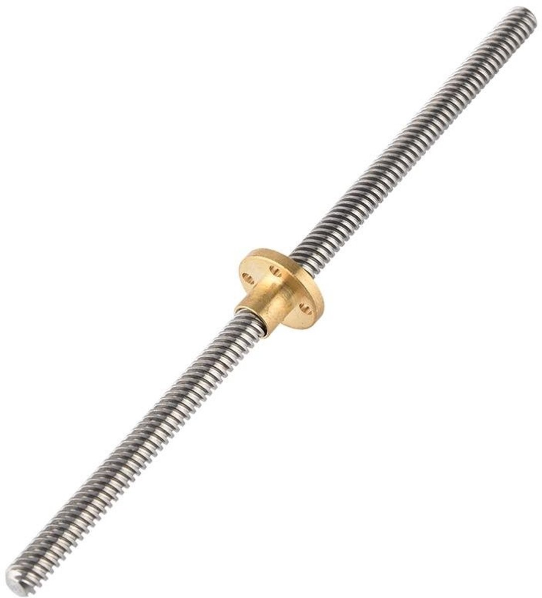 aladdien - 3D Printer Parts - T8 Trapezoidal Guide Insert - Duurzaam en roestvrij - 8 mm - T8 Nut voor 3D Printers - Geschikt voor Windows, macOS, L..