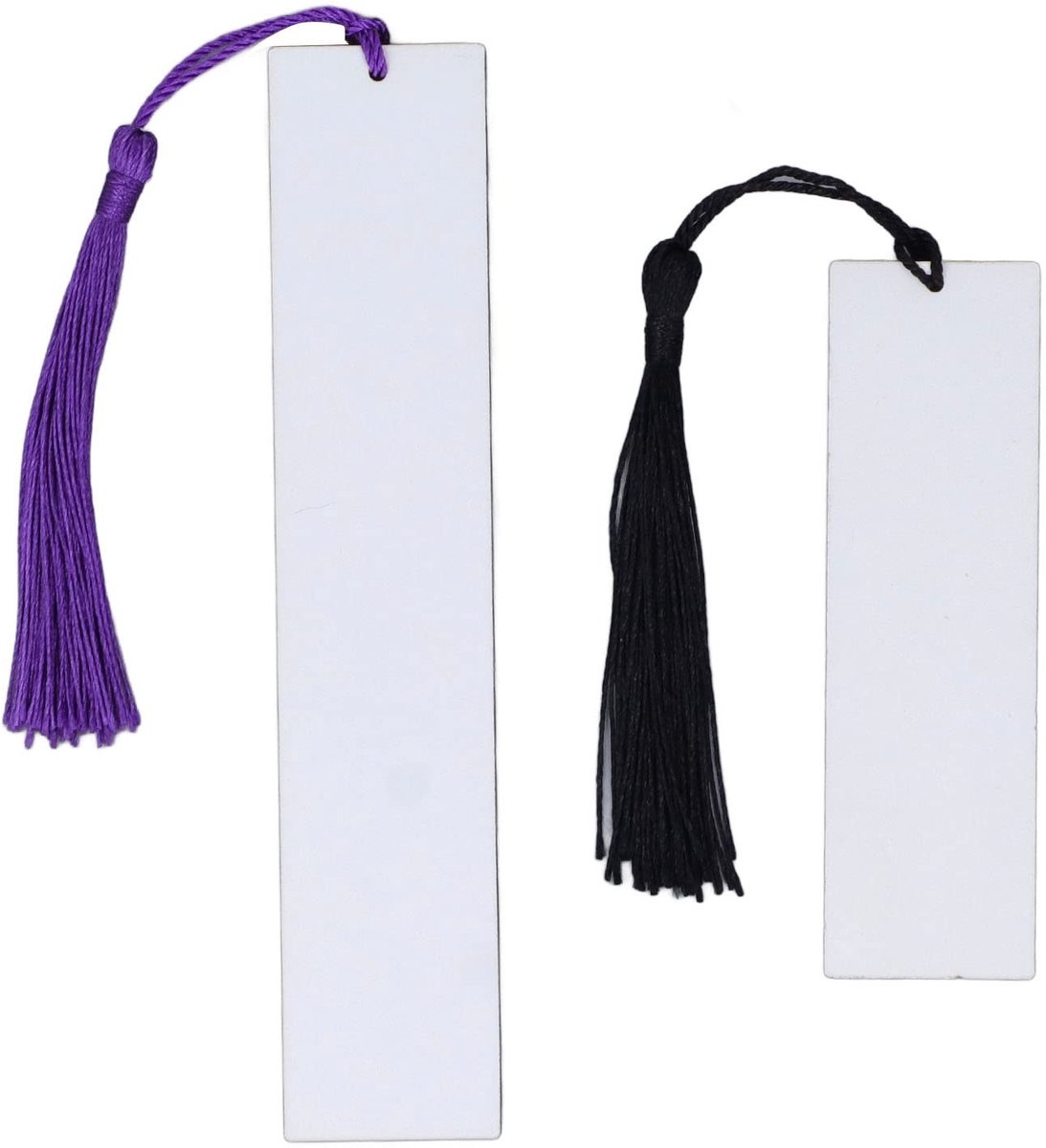 aladdien - Sublimatie Blanks Bladwijzer - DIY Bladwijzers - Dubbelzijdig - Kleurrijke Kwasten - Creatieve Ambachten - Geschikt voor Valentijnsdag en..