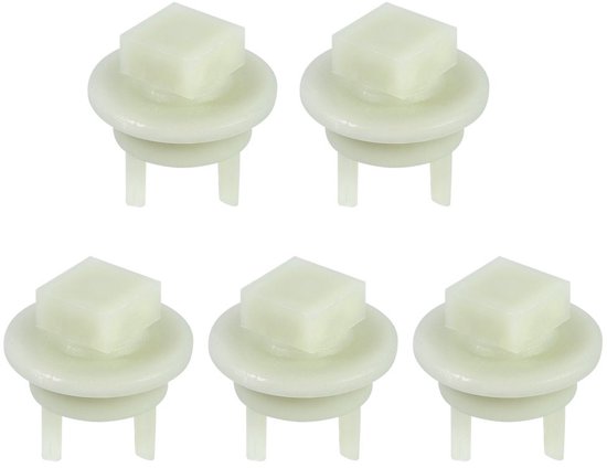 Vleesmolen Tandwiel - Vervangende Onderdelen - Keukenapparaat Reparatie - Set van 5 stuks - 2.1 cm Diameter - Wit — afbeelding 4