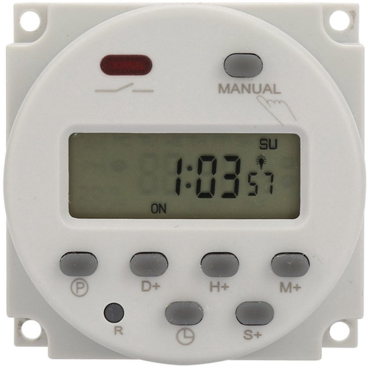 ONF3 - Programmeerbare Digitale Timer - Automatisch en Handmatig - Voor Huishoudelijke Apparaten - Compact en Efficiënt - Tijdbeheer - Betrouwba...