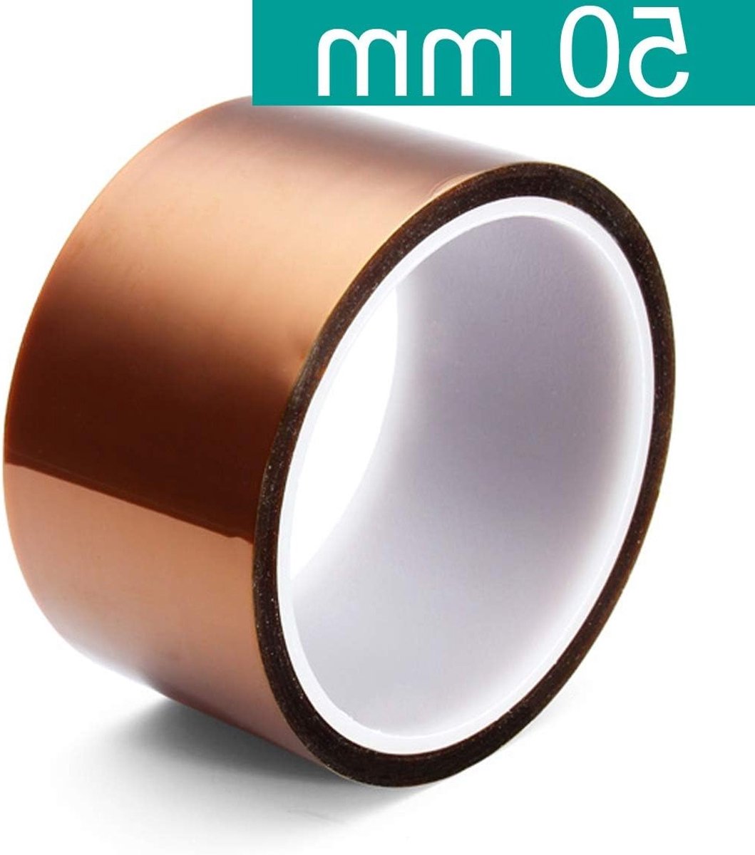 Hoogwaardige hittebestendige polyimide tape van 5mm tot 50mm voor BGA toepassingen, 30m rol, goudbestendig en duurzaam
