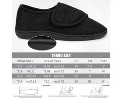 Diabetesschoenen voor mannen en vrouwen, orthopedische wandelschoenen met extra brede pasvorm, ideaal voor plantaire fasciitis en oedeem.