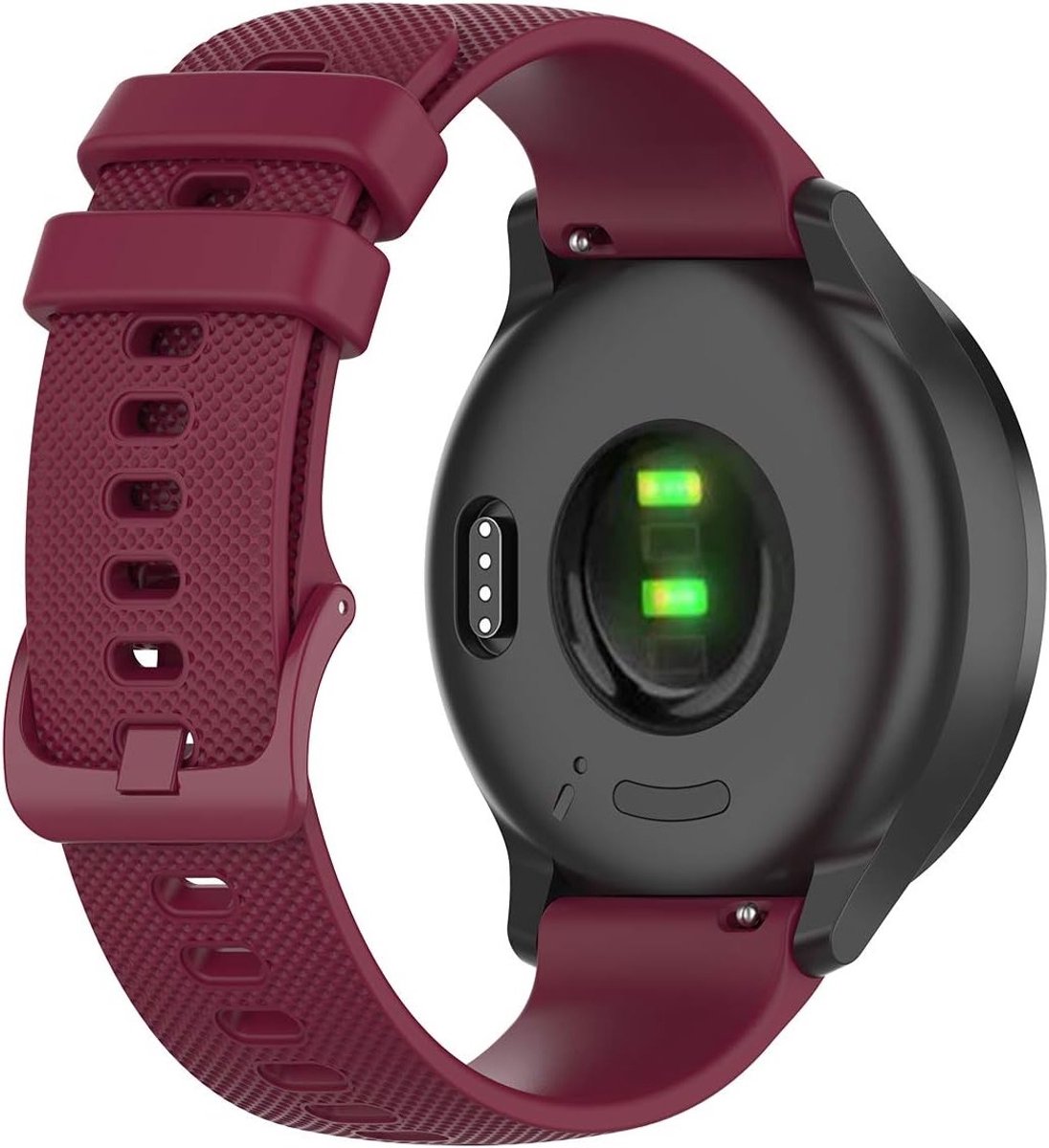 Siliconen Horlogeband 20mm voor Garmin Venu 2 Plus, S12, S40, S42 - Snelle Vervangband voor Sport en Activiteiten