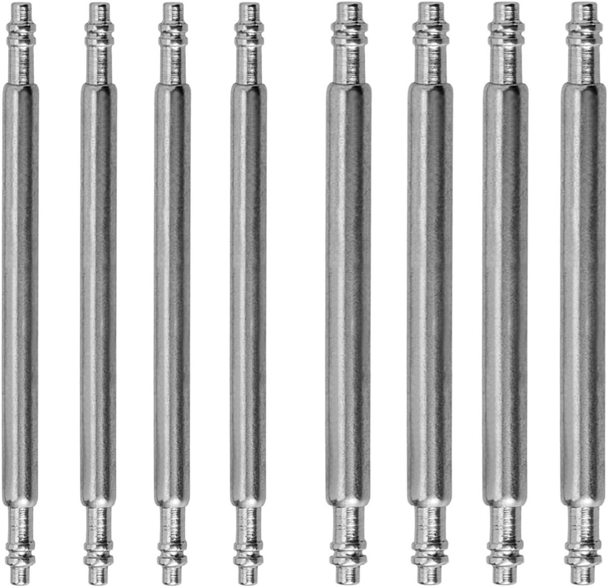 Veerpen voor Horlogebandjes van RVS, 1.5 mm en 1.8 mm, 24 mm, Set van 8 Stuks, Duurzaam en Lichtgewicht
