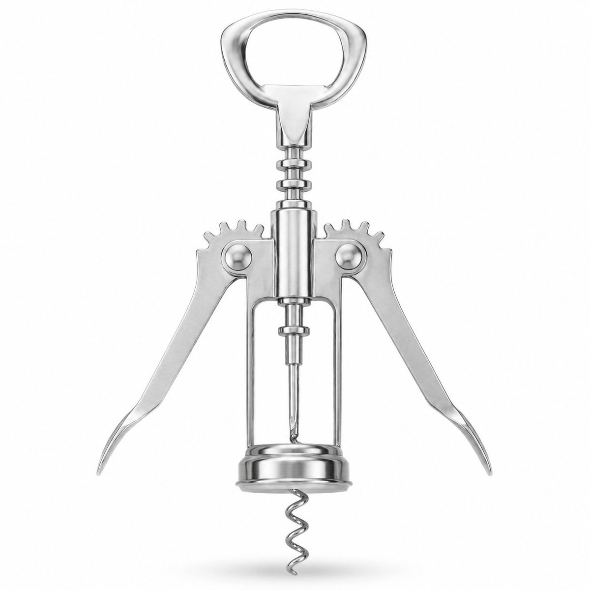 My Green Deal – RVS Kurkentrekker & Flessenopener – Allesopener 15 cm – Wijnopener & Bieropener – Duurzaam Roestvrijstaal