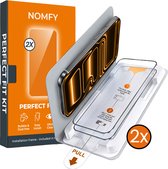 Screenprotector - Geschikt voor iPhone 17 Pro / 18 Pro - 2 Stuks - Met Installatietray - Perfect Fit Kit - Beschermglas - Gehard Glas - Simpel Aanbrengen - Tempered Glass - Screen Protector - Case Friendly