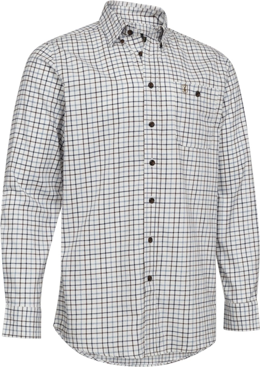 Deerhunter Gavin Overhemd Outdoor Overhemd Jacht Overhemd Lange Mouwen Overhemd Scandinavisch Overhemd Check Cypress
