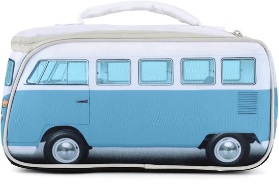 VW Collection - Volkswagen T1 Bulli Bus lunchtas - blauw van VW Collection — afbeelding 2