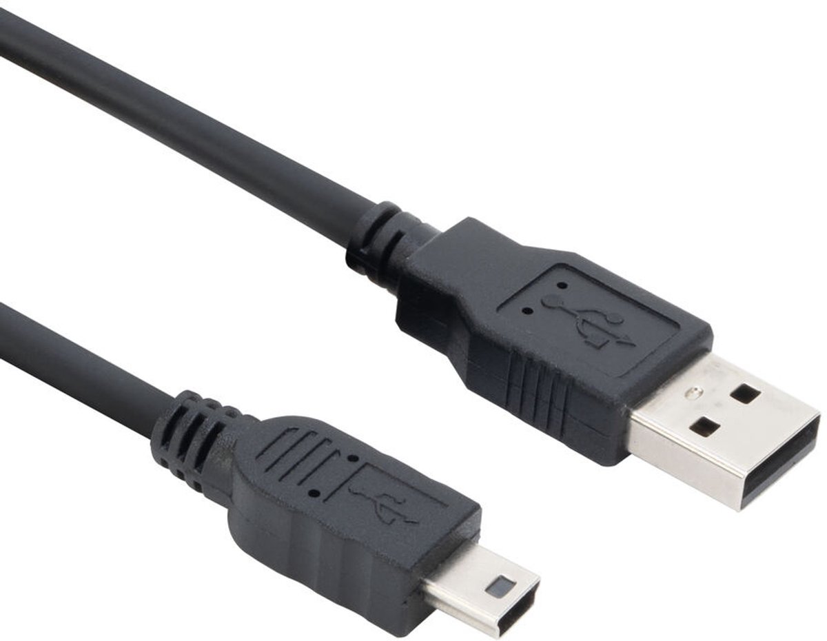 ACT SB2412 USB 2.0 A Male/USB Mini B5 Male - 1,8 meter