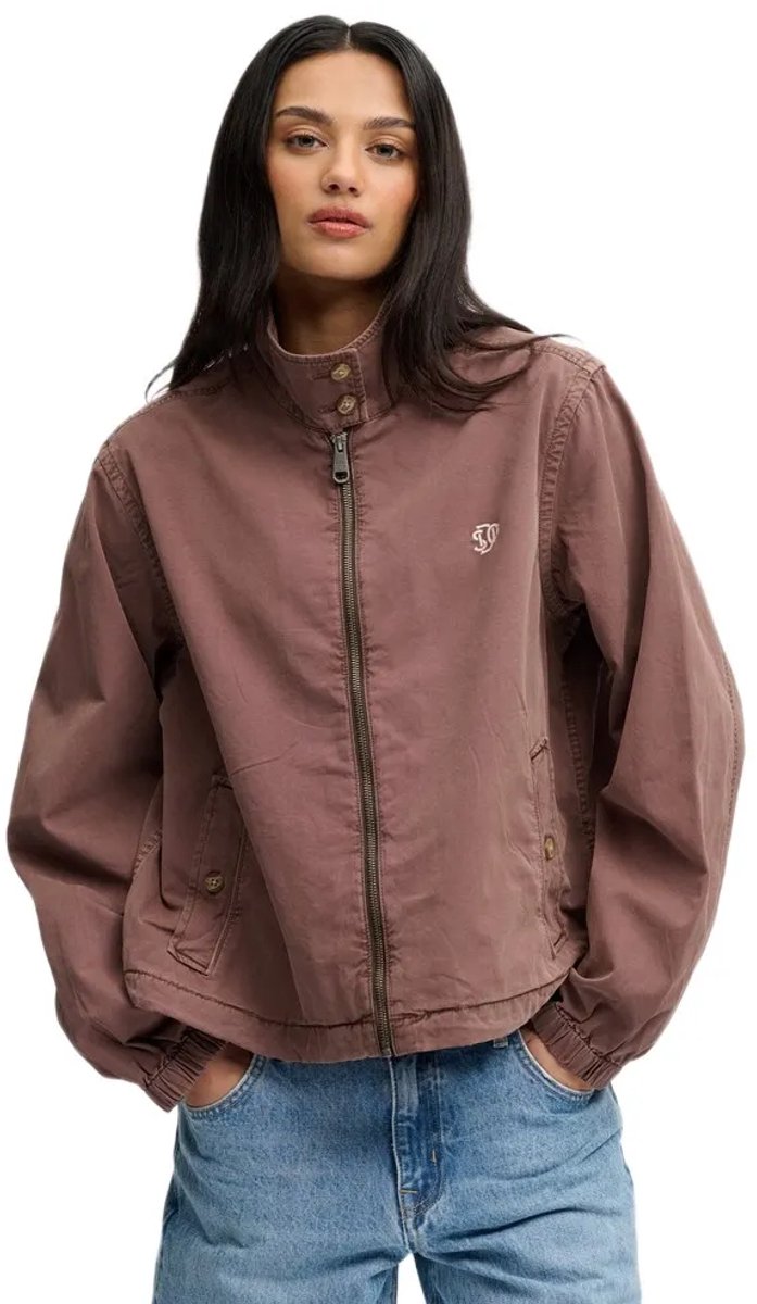 Superdry Cotton Harrington Jas XS Vrouw Bruin