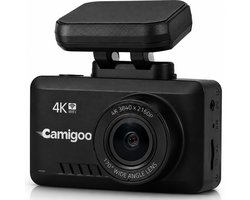 Camigoo® T8 Pro - Dashcam - Dashcam Voor Auto - Ultra 4K - Voorcamera - WiFi & GPS - SONY Sensor Nachtzicht - G Sensor - Loop Opname - Parkeermonitor - Bewegingsdetectie - Magnetische aansluiting - 64GB micro SD Kaart U3 - NL Handleiding+Systeem