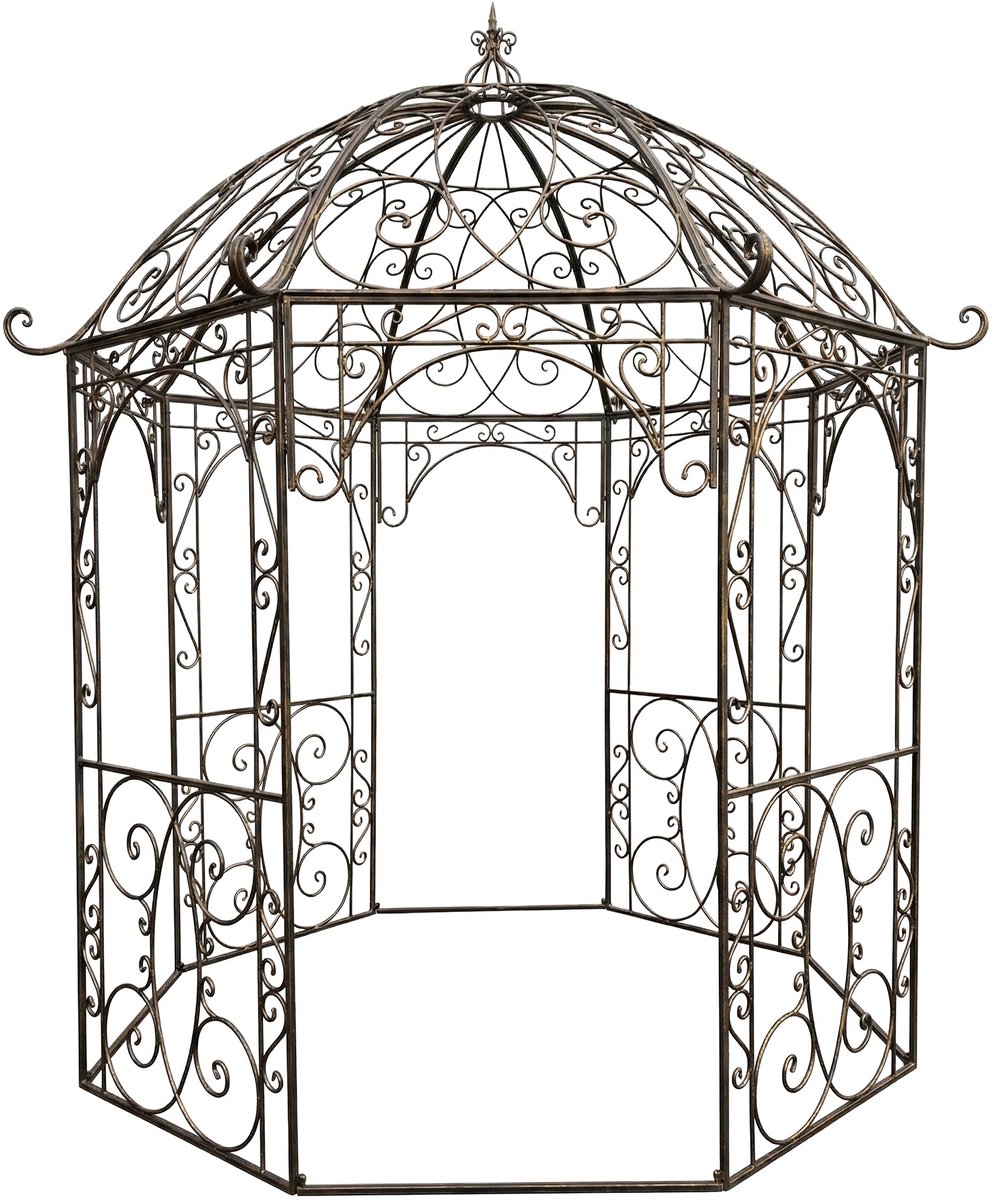 CLP Leila Tuinpaviljoen - Rozenpaviljoen Jugendstil - Klimrek voor Rozen & Planten - bronzen
