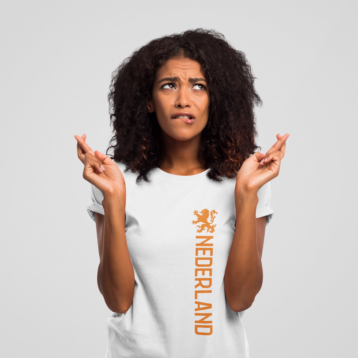 NETHERLANDS WK shirt voor Dames women Wit