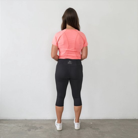 YV SPORT Sportlegging Toronto - Driekwart sportlegging - Handige zakken - Premium kwaliteit - Squat-proof - Stevige, hoge tailleband - Perfect fit - Sport legging dames - Maat S van YV SPORT — afbeelding 5