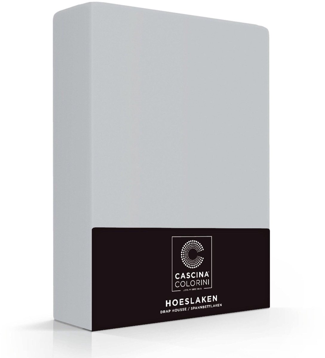 CASCINA COLORINI TC220 bosxpringhoeslaken 200x200/45 silver