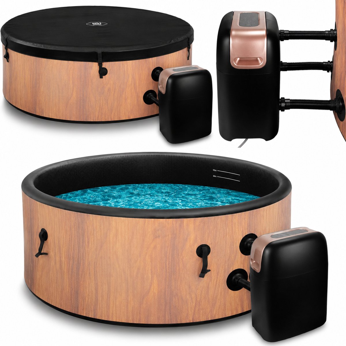 Hardware System Sp. j. COIL Bains Tuin SPA 4 Persoons Houtlook - Hardware System Sp. j. - €599,99