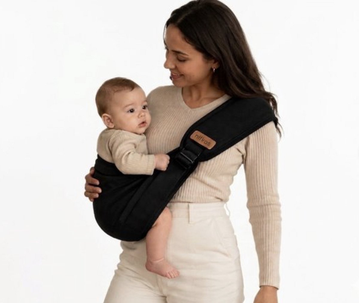 Nifkos - Ergonomische Baby Draagzak - Premium Peuter Carrier - Hoge Kwaliteit