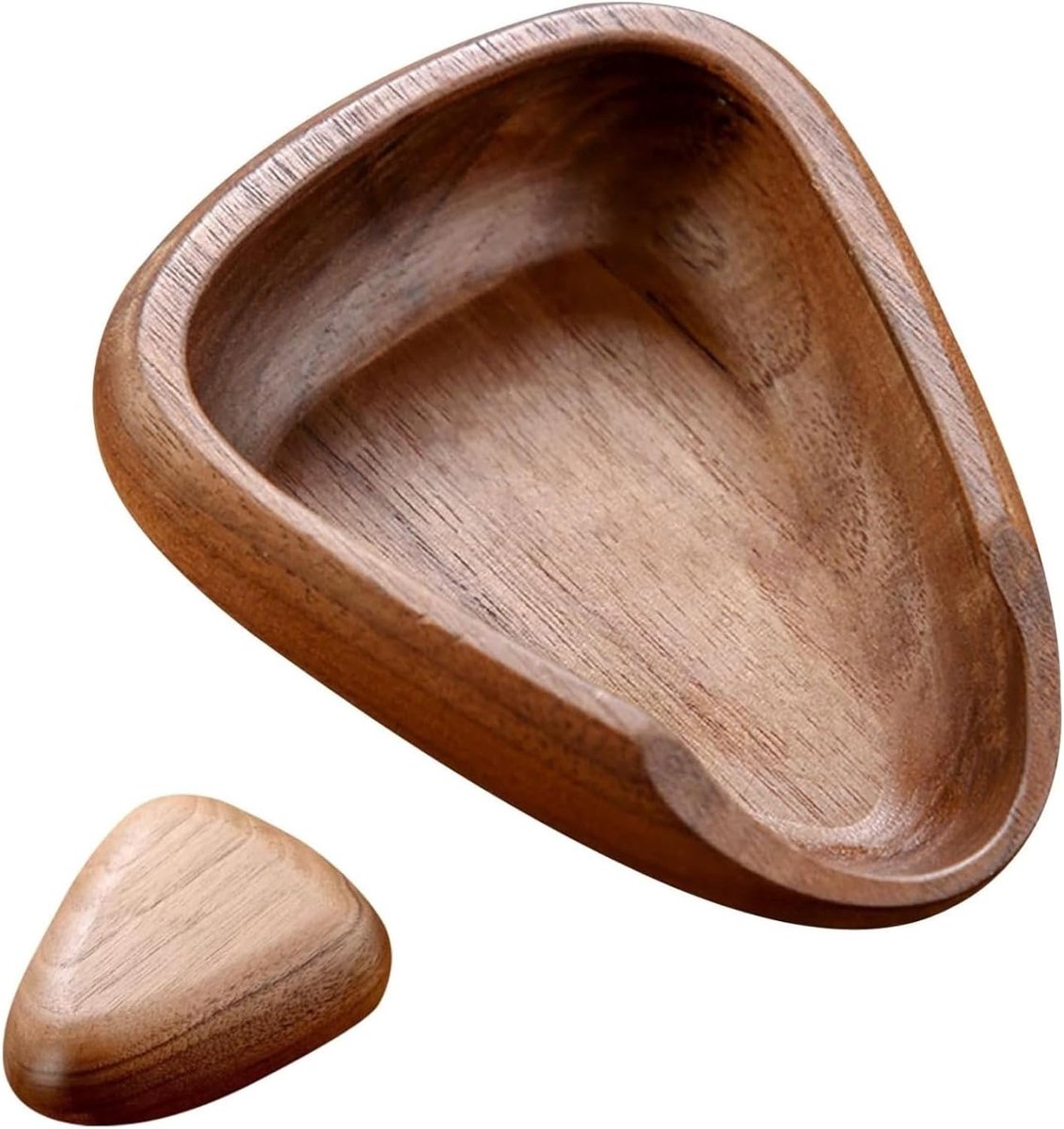 Houten koffiebonen maatbeker - 1 stuk - 10×8×2.8cm - Voor het afmeten van koffie - Natuurlijke walnoot koffie maatbeker