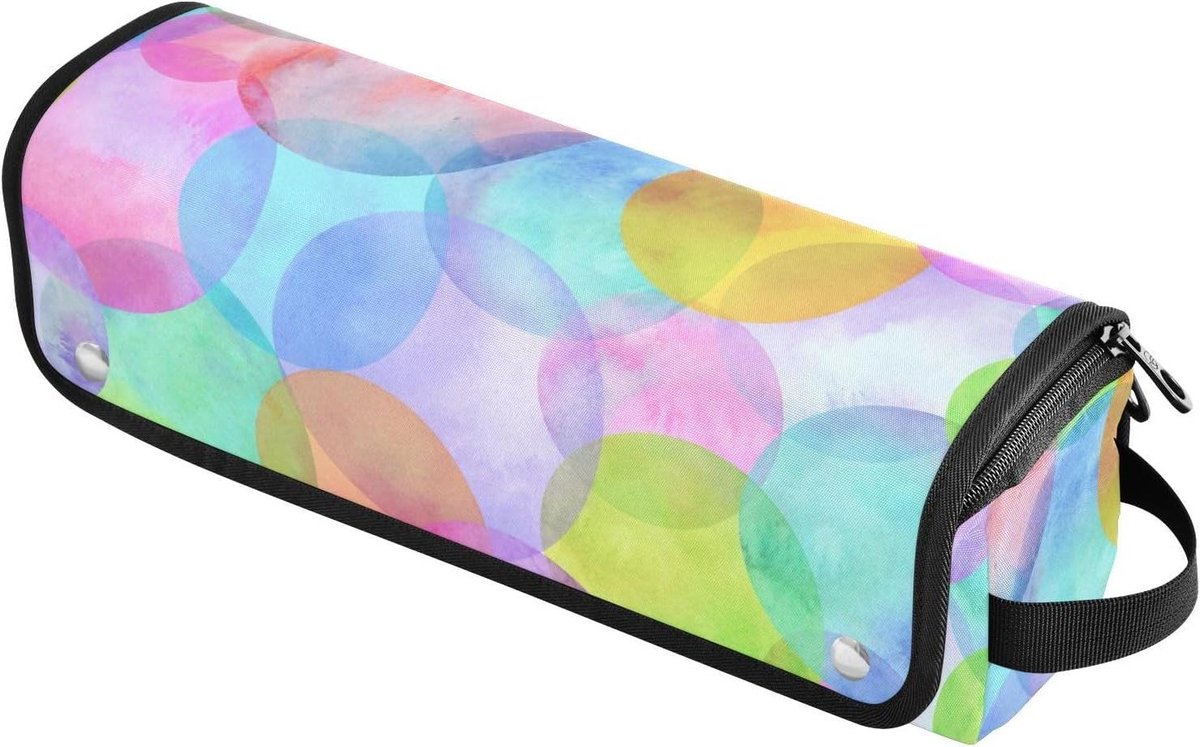 Reis etui - Styling tool organizer - Haar styling meenemen - 2-in-1 ontwerp - 37 cm - Multicolor Neon