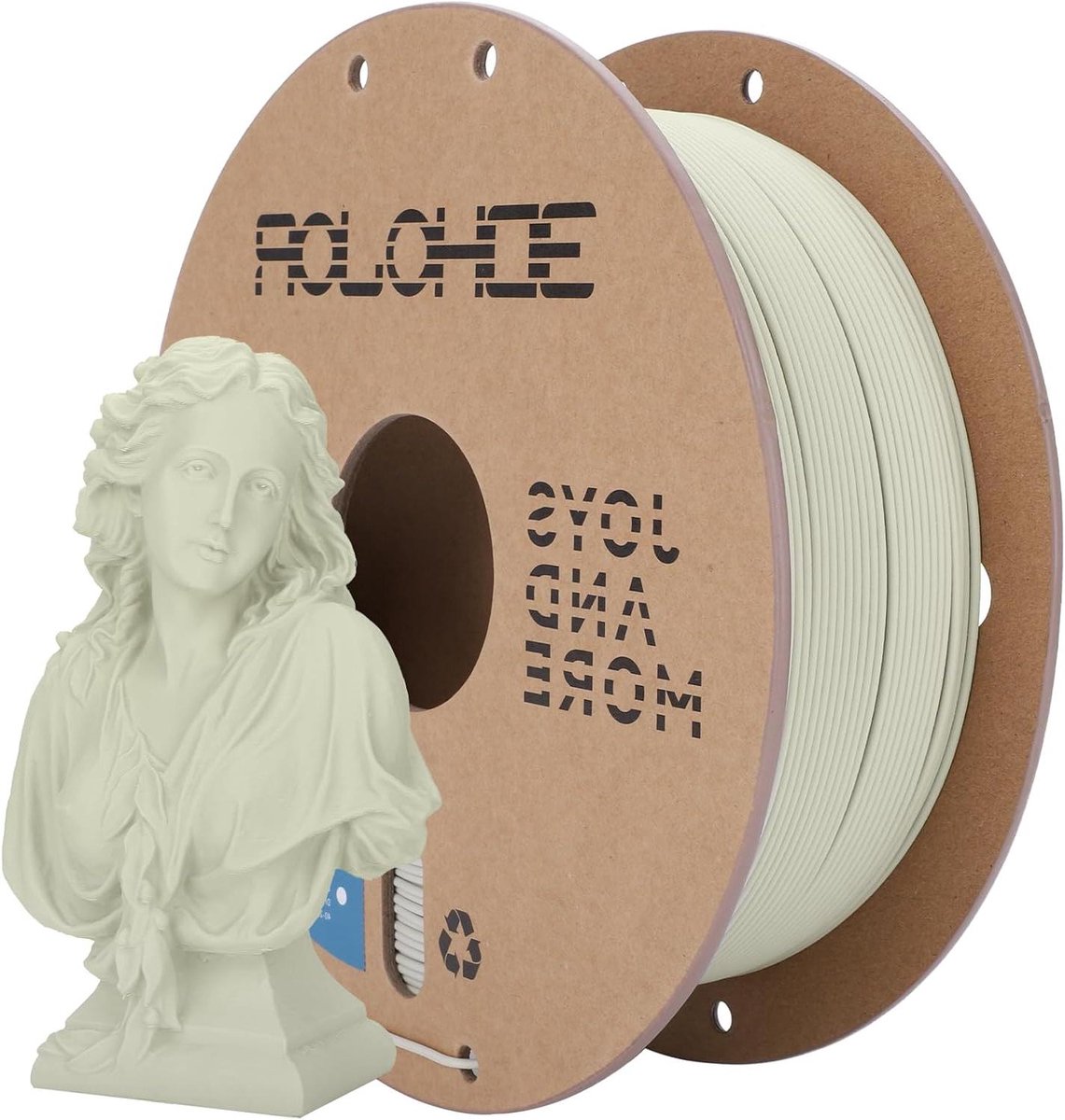 3D Printer Filament - PLA Materiaal - Hobby Projecten - Matte Afwerking - 1.75 mm 1 kg - Licht Khaki
