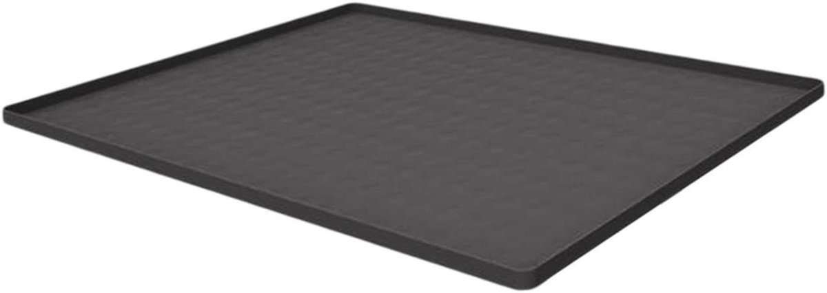 Beschermmat Wasmachine - Apparaatmat - Apparaten Beschermen - Opstaande Rand - 60x60 cm - Grijs