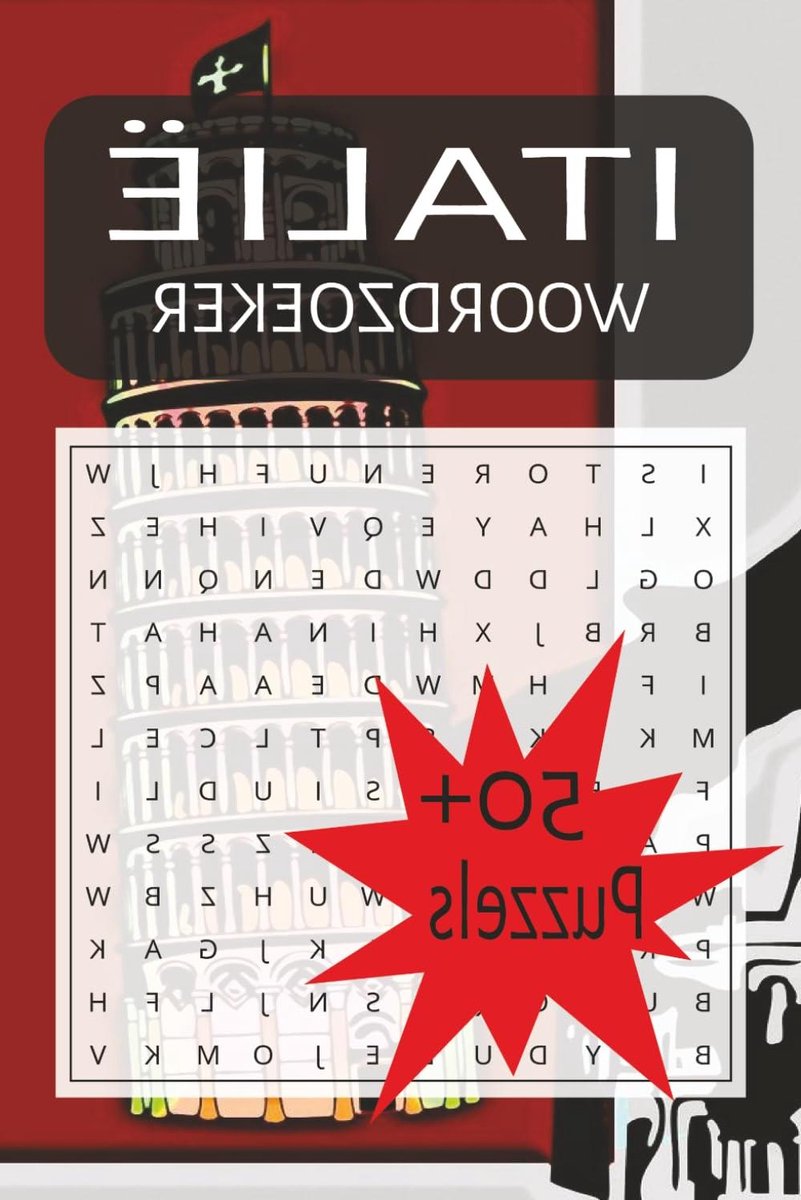 Woordzoeker Boek - Italiaanse Puzzels - Ontspannend Brein Trainen - Thema Italië - 110 Pagina's - Niet Van Toepassing