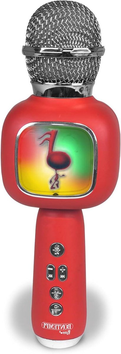 Karaoke Microfoon - Draadloze Zangmicrofoon - Muziek Maken - Met Spraakwisseling - 23.3 x 8 x 7.3 cm - Zwart