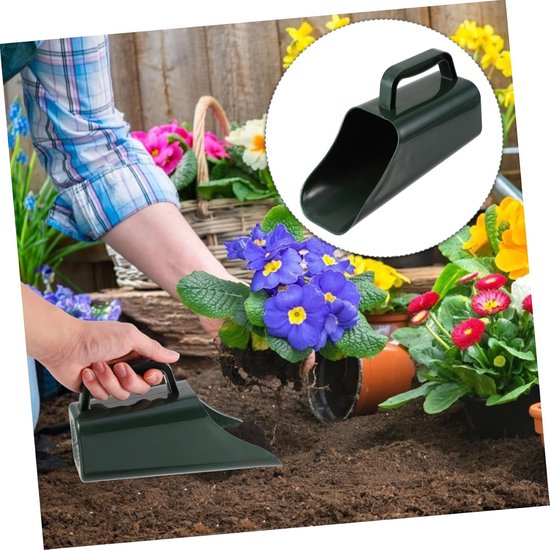 Sieve Soil Shovel Plants Garden Shovel Ground Sieve For Gardening Garden Spade Flower Garden Supplies Soil Shovel Plant Tools Spoon Plastic Planting Shovel Dirt Sieve Vegetable Plastic — afbeelding 2
