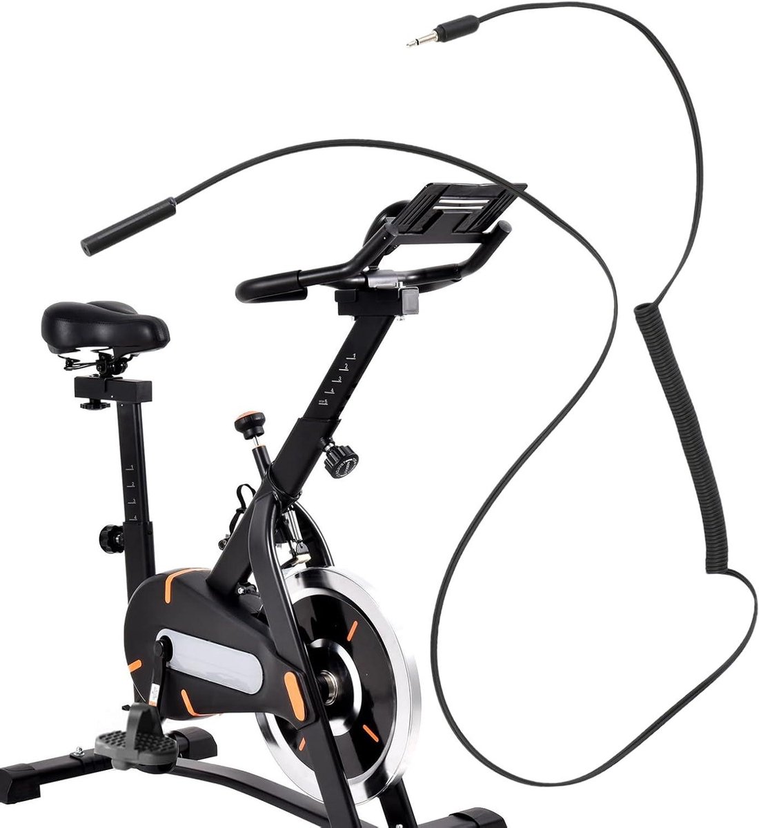 Fiets Sensorkabel - Verbindingskabel Hometrainer - Cardio Training - Nauwkeurige Gegevensregistratie - 116 cm - Zwart