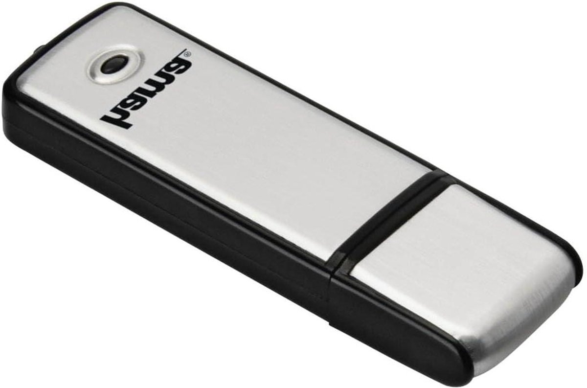 USB-stick - Geheugenstick - Bestanden Opslaan - Afsluitbare Kap - 16 GB - Zilver