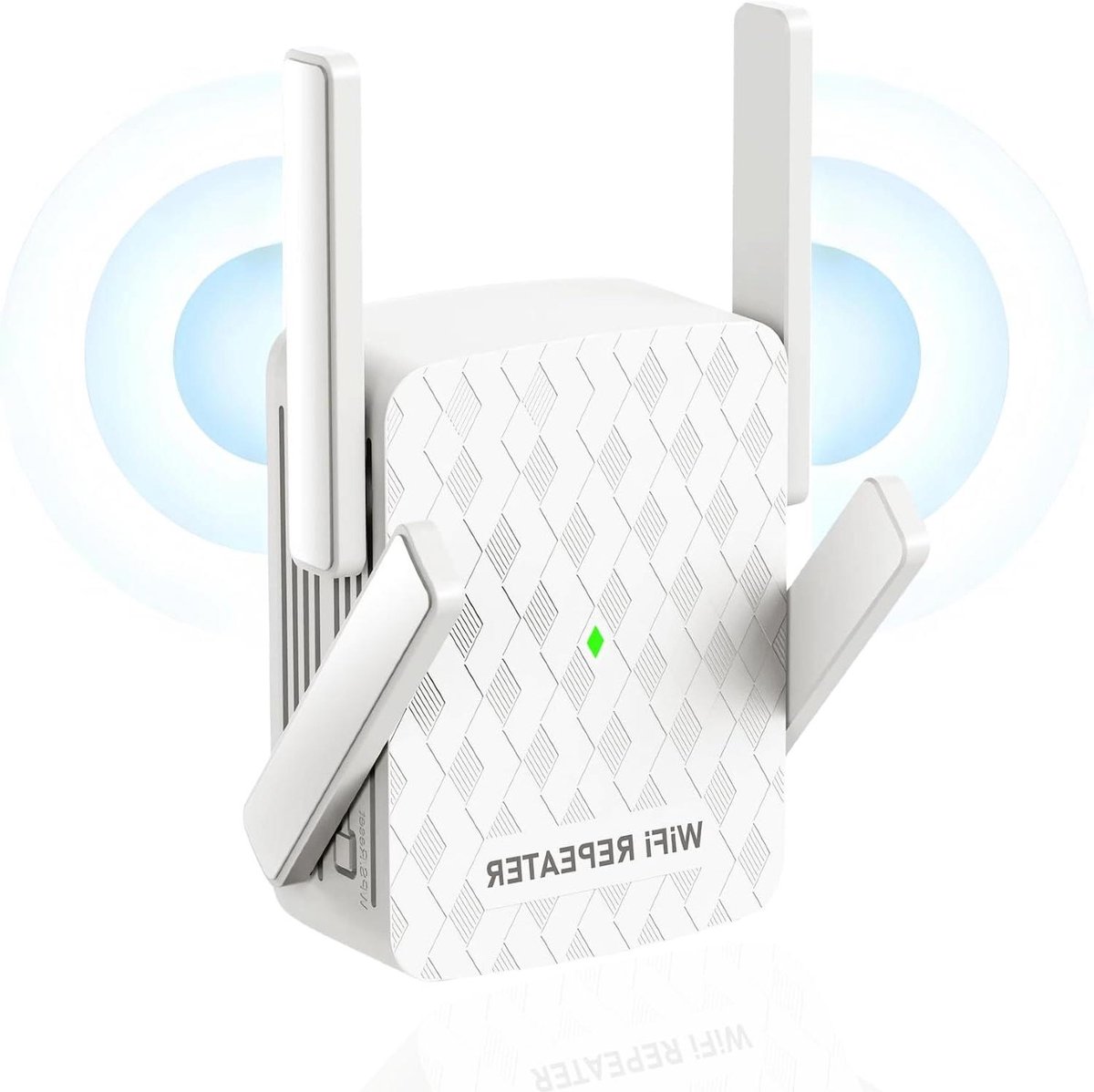 Wifi Extender - Internet Repeater - Betere Wifi Dekking - 1200 Mbps Dual Band - Tot 10000 m² - Wit