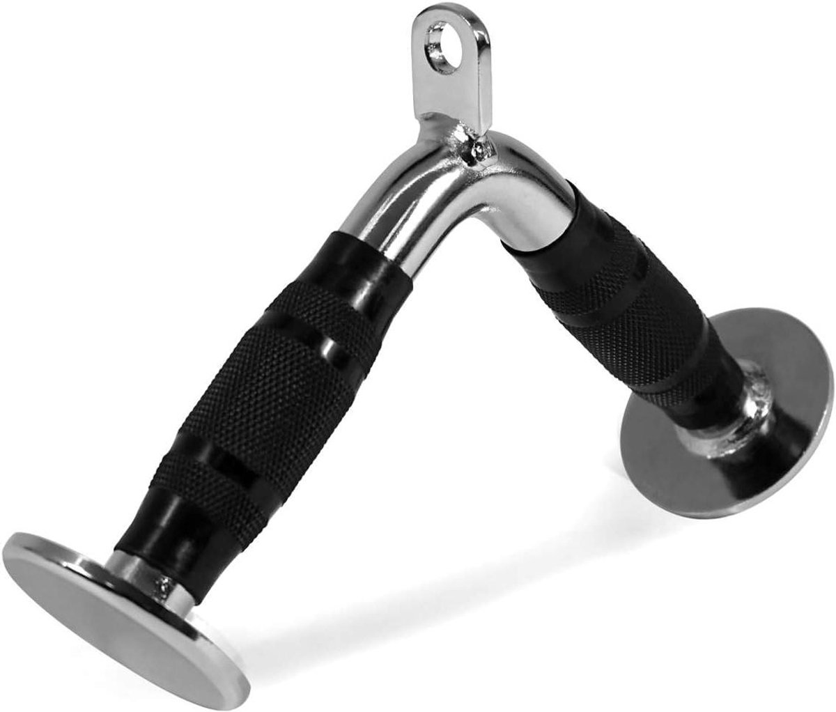 Kabel Machine Attachment - Tricep Bar V Bar - Kracht Training - Universeel Ontwerp - 880 lbs Capaciteit - Chroom