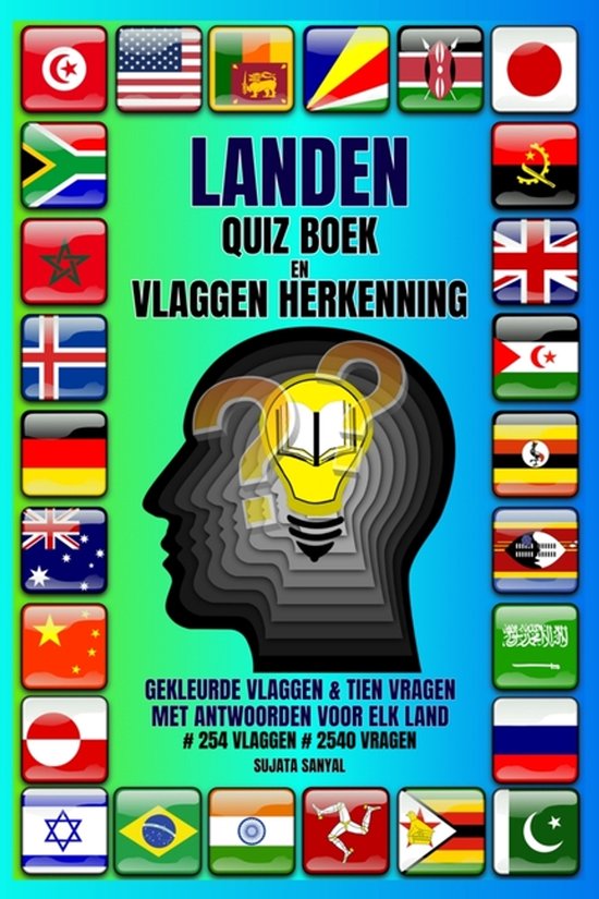 Landen Quiz Boek En Vlaggen Herkenning - cover