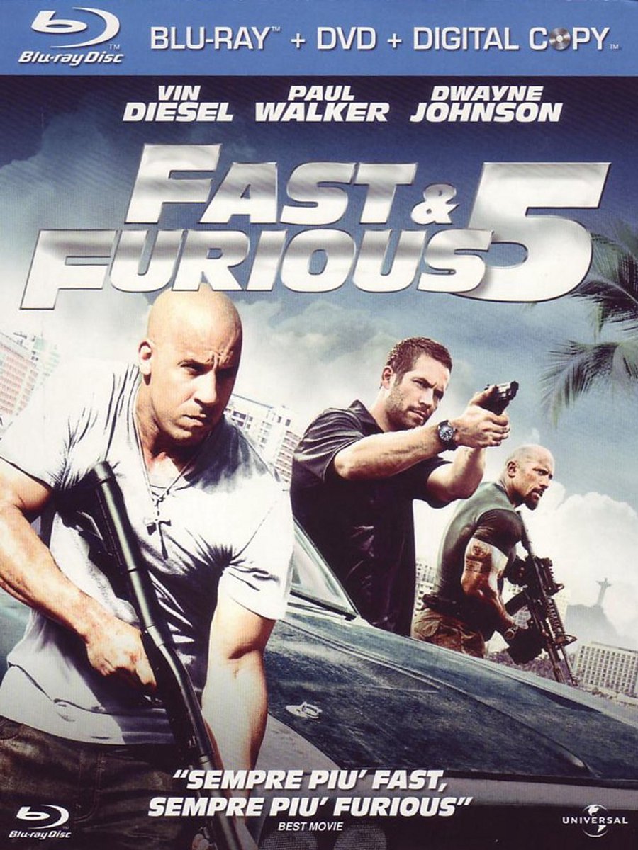 Actiefilm Vijf Blu-ray DVD Digitale Kopie