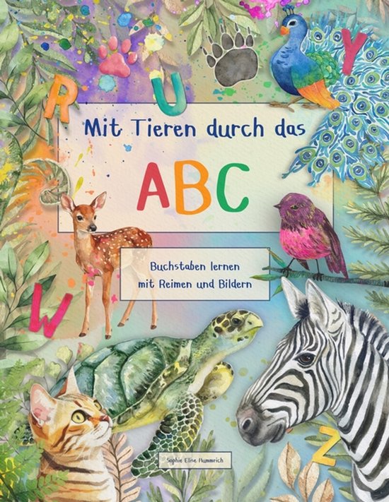 Mit Tieren durch das ABC - Buchstaben lernen mit Reimen und  ... - cover