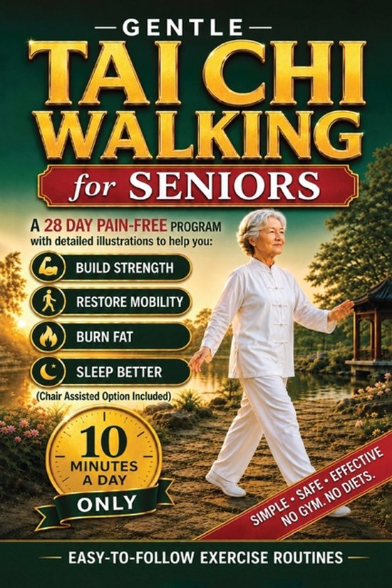 Gentle Tai Chi Walking for Seniors - cover