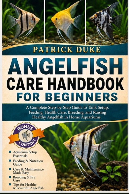 Angelfish Care Handbook for Beginners - cover