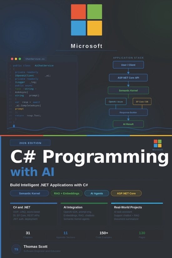 C# Programming with AI - cover