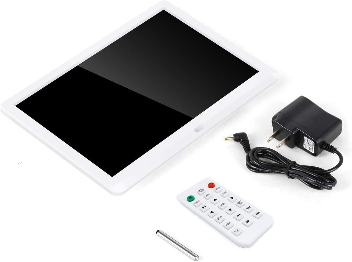 Digitale Fotolijst - IPS HD Display - Foto's Tonen - Cloud Delen - 10 Inch - Wit