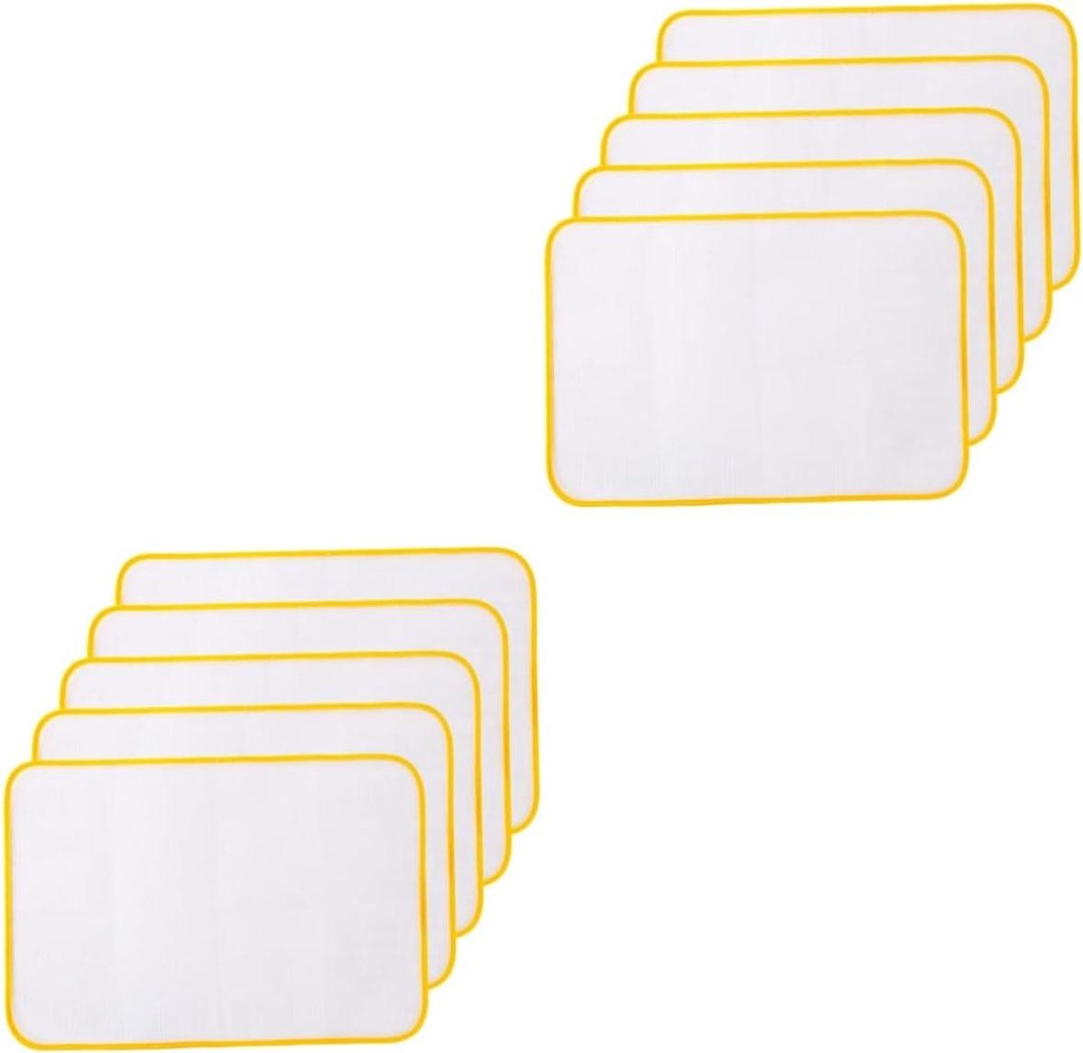 Strijkisolatie Mesh Pad - Strijkdoek Beschermer - Kleding Beschermen - Wasbaar Herbruikbaar - 60x40 cm 10 Stuks - Willekeurig