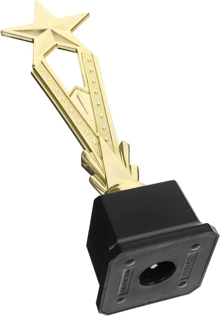 Trofee Beker - Winnaarsbeker Prijs - Wedstrijd Beloning - Realistisch Uiterlijk - 1 Stuk - Goud
