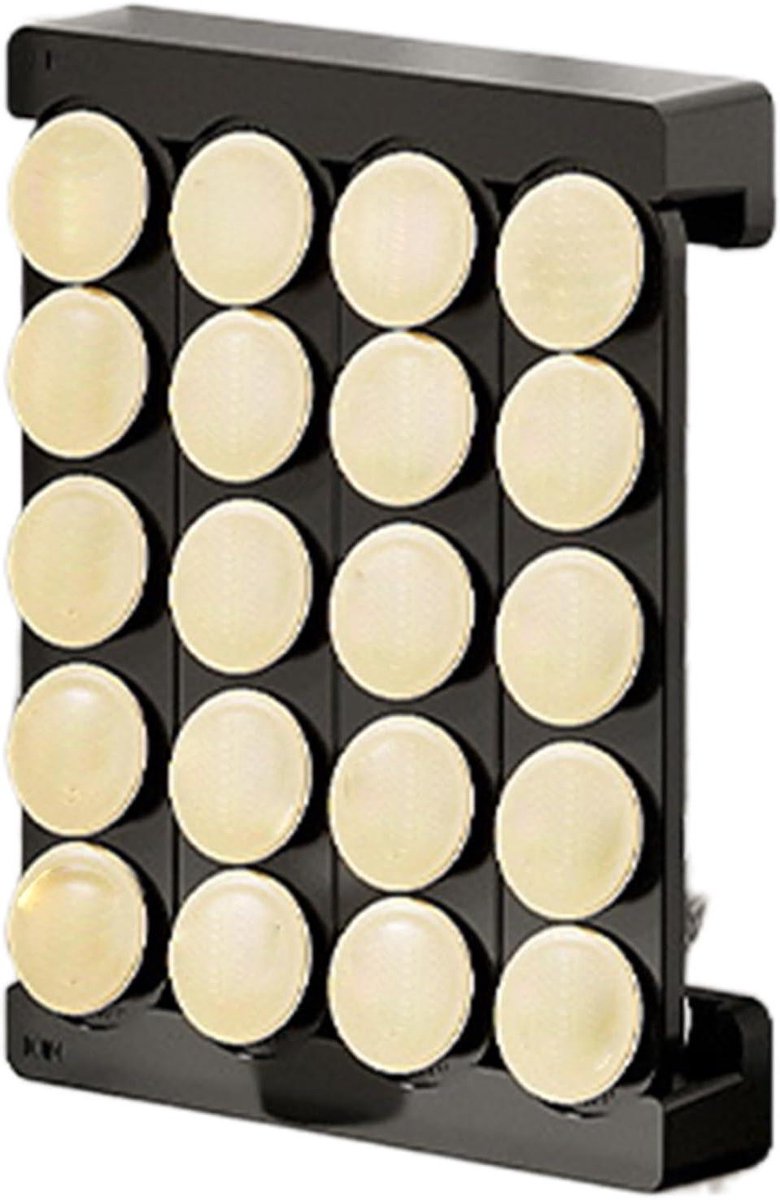 Koffiepads Houder - Opbergrek Display - Keuken Organiseren - Ruimtebesparend Ontwerp - 50 Pads Capaciteit - Zwart