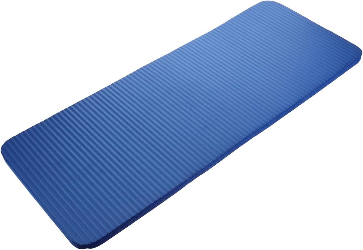 Dikke Yoga Mat - Ondersteuningskussen Elleboog - Vloeroefeningen Comfort - Antislip Basis - 60 x 25 cm - Blauw