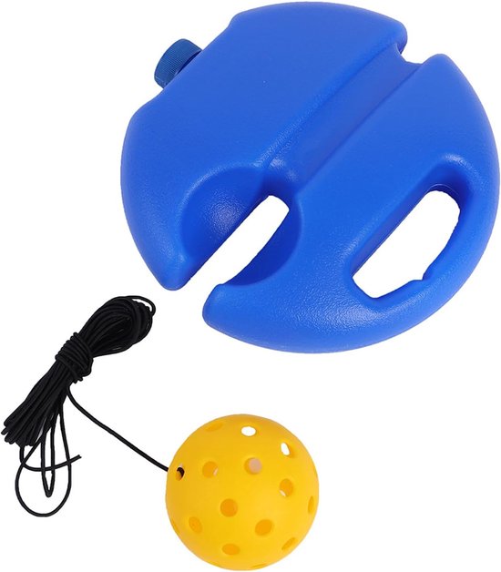Trainingsbal met Kabel - Oefenbal Set - Sportvaardigheden Verbeteren - Compacte Basis - 74 mm Bal - Basis Geel — afbeelding 5