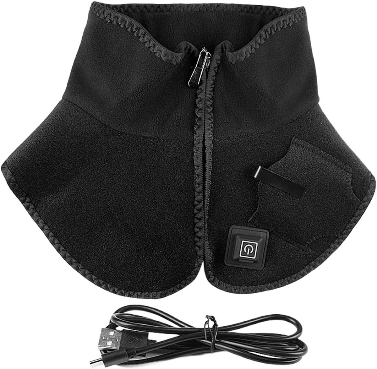 Warmtekussen Nek - Nekverwarmer Schouders - Warmte Kou - Drie Warmtestanden - 62.5 cm - Zwart