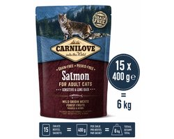 CARNILOVE SALM SENS/LONG HAIR 6KG