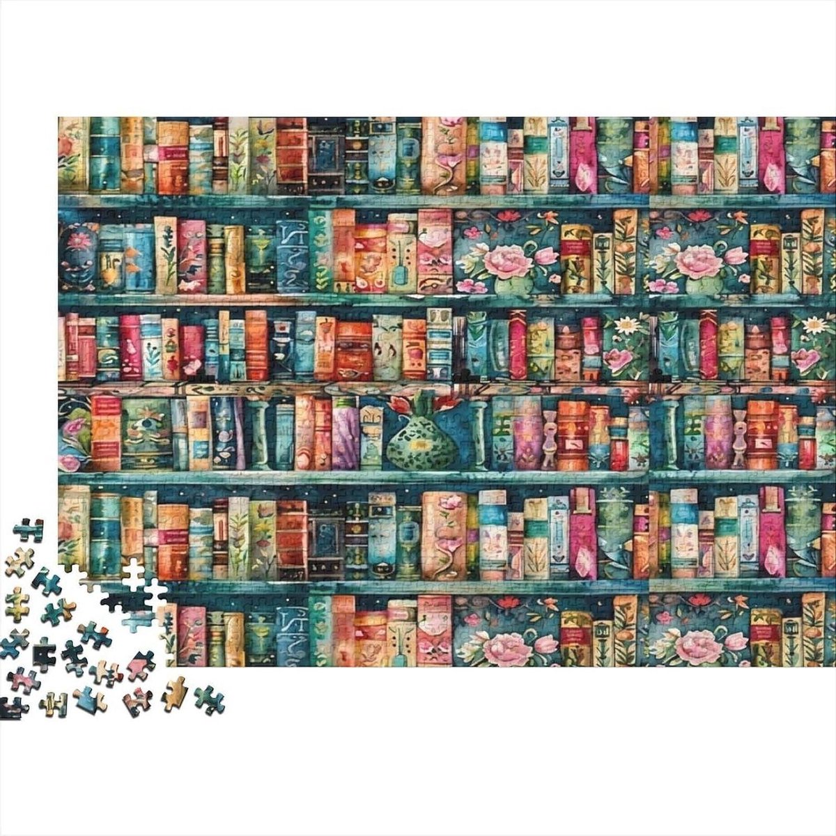 Legpuzzel Volwassenen - Puzzelboek Papier - Mentale Training - Duurzaam Materiaal - 1000 Stukjes - Kleurrijk