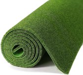 Tapis de gazon artificiel - 100 × 50 cm - Tapis d'herbe pour intérieur et extérieur - Tapis de gazon artificiel vert - Matériaux décoratifs - Parfait pour balcon, terrasse, jardin et aire de jeux - Tapis d'herbe artificielle décoratif vert