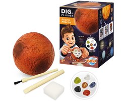 Buki - Stenen uitgraven op Mars planeet - graafset - educatief speelgoed - ontdek en verzamel stenen.